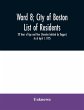 Ward 8; City of Boston; List of... - Bild 1