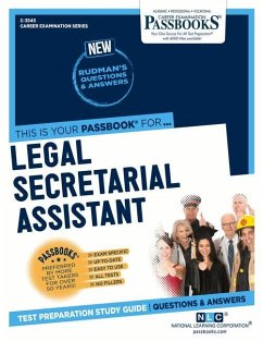 Legal Secretarial Assistant (C-3545): Passbooks Study Guide Volume 3545 - National Learning Corporation