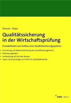 Qualitätssicherung in der Wirtschaftsprüfung (eBook, PDF) - Deussen, Reiner; Skopp, Hanns R.
