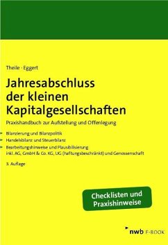 Jahresabschluss der kleinen Kapitalgesellschaften (eBook, PDF) - Theile, Carsten; Eggert, Wolfgang