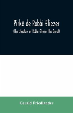 Pirkê de Rabbi Eliezer - Friedlander, Gerald