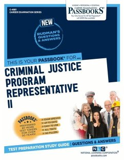 Criminal Justice Program Representative II (C-4881): Passbooks Study Guide Volume 4881 - National Learning Corporation