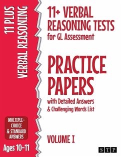 11+ Verbal Reasoning Tests for GL Assessment Practice Papers with Detailed Answers & Challenging Words List - Stp Books