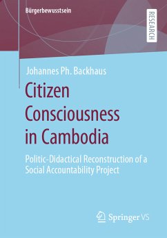 Citizen Consciousness in Cambodia (eBook, PDF) - Backhaus, Johannes Ph.