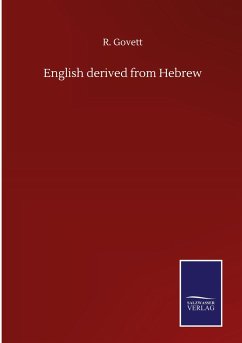 English derived from Hebrew - Govett, R.