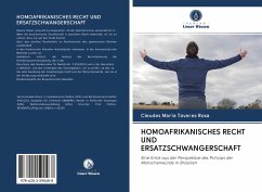 HOMOAFRIKANISCHES RECHT UND ERSATZSCHWANGERSCHAFT - Tavares Rosa, Cleudes Maria