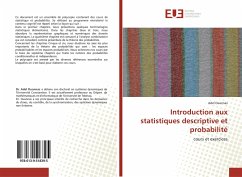 Introduction aux statistiques descriptive et probabilité - Ouannas, Adel