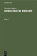 Theodor Gomperz: Griechische Denker.... - Bild 1