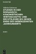 Studien in der romanisch-kanonistischen... - Bild 1