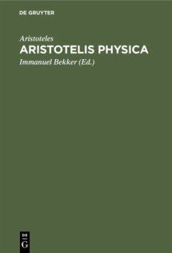Aristotelis Physica - Aristoteles