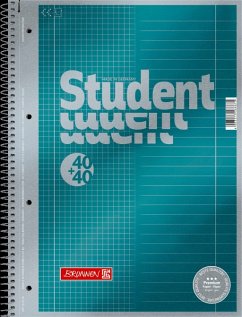 Brunnen Collegeblock Premium Student Duo A4 40+40