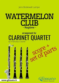 Watermelon Club - Clarinet Quartet score & parts (fixed-layout eBook, ePUB) - Bodewalt Lampe, Jens