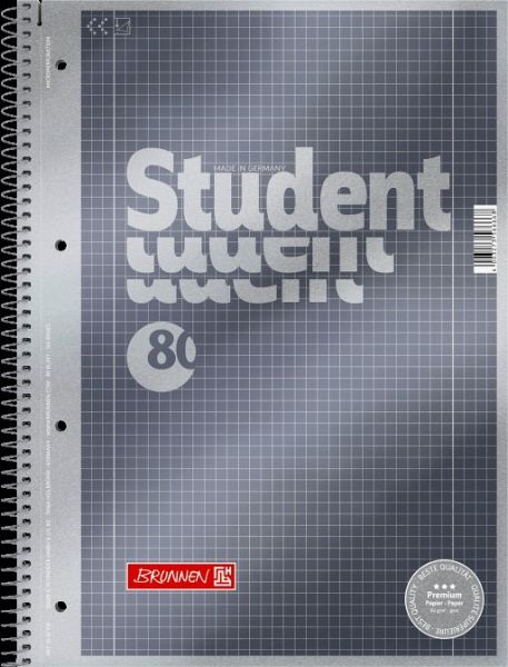 Brunnen Collegeblock Premium Student A4 kariert - Schreibwaren bei  bücher.de immer portofrei