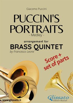Cover Puccini's Portraits - Brass Quintet score & parts (fixed-layout eBook, ePUB)