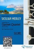 Clarinet Quartet score: "Sicilian Medley" (fixed-layout eBook, ePUB)