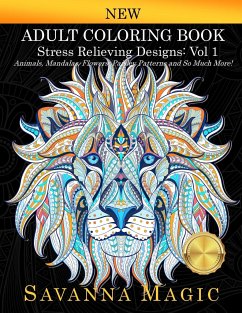 Adult Coloring Book (Volume 1) - Savanna Magic