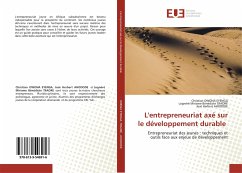 L'entrepreneuriat axé sur le développement durable - Owona Eyenga, Christian;TRAORÉ, Lognéré Miriame Bénédicte;Ahodode, José Herbert