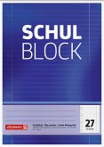 Brunnen Schulblock Notizblock A4 50 Blatt Lineatur 27