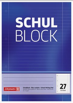 Cover Brunnen Schulblock Notizblock A4 50 Blatt Lineatur 27