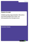 Teilhabe geistig eingeschränkter Menschen. Die Bedeutsamkeit der Lehre von lebenspraktischen Kompetenzen (eBook, PDF)