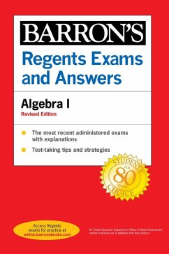 Regents Exams and Answers Algebra I Revised Edition (eBook, ePUB) - Rubinstein, Gary M.