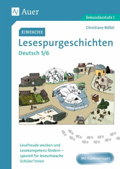 Einfache Lesespurgeschichten Deutsch 5-6 - Bößel, Christiane