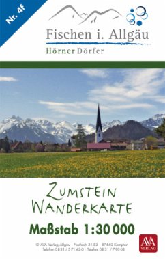 Zumstein Wanderkarte Fischen - AVA-Verlag Allgäu GmbH