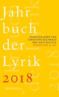 Jahrbuch der Lyrik 2018 (Mängelexemplar)