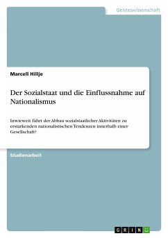 Der Sozialstaat und die Einflussnahme auf Nationalismus - Hillje, Marcell