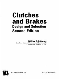 Clutches and Brakes (eBook, ePUB) - Orthwein, William C.