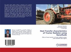 Heat Transfer characteristics of Tractor Radiator using Nanofluids