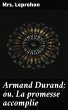 Armand Durand; ou, La promesse... - Bild 1