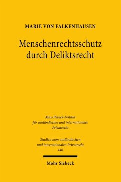 Menschenrechtsschutz durch Deliktsrecht (eBook, PDF) - Falkenhausen, Marie von