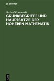 Grundbegriffe und Hauptsätze der höheren Mathematik (eBook, PDF)