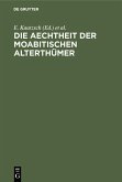 Die Aechtheit der Moabitischen Alterthümer (eBook, PDF)