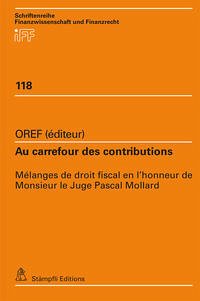 Au carrefour des contributions - OREFPatrick Conrady und Pierre-Marie Glauser