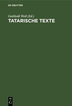 Tatarische Texte (eBook, PDF)