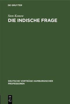 Cover Die indische Frage (eBook, PDF)