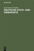 Deutsche Stich- und Hiebworte (eBook, PDF)