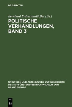 Cover Politische Verhandlungen, Band 3 (eBook, PDF)