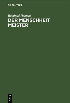 Cover Der Menschheit Meister (eBook, PDF)