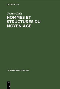 Cover Hommes et structures du Moyen âge (eBook, PDF)