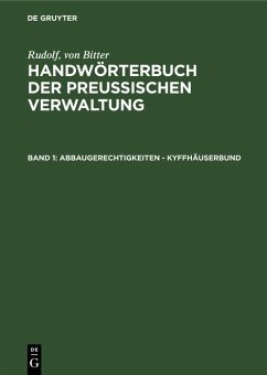 Cover Abbaugerechtigkeiten - Kyffhäuserbund (eBook, PDF)