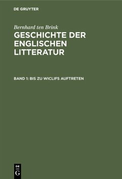 Bis zu Wiclifs Auftreten (eBook, PDF) - Brink, Bernhard Ten