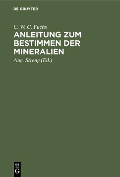 Anleitung zum Bestimmen der Mineralien (eBook, PDF) - Fuchs, C. W. C.