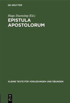 Epistula apostolorum (eBook, PDF)