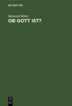 Ob Gott ist? (eBook, PDF) - Ritter, Heinrich