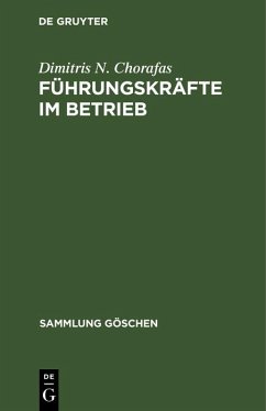 Führungskräfte im Betrieb (eBook, PDF) - Chorafas, Dimitris N.