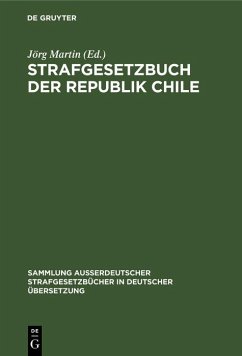 Strafgesetzbuch der Republik Chile (eBook, PDF)