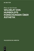 Wilhelm von Humboldts Forschungen über Ästhetik (eBook, PDF)